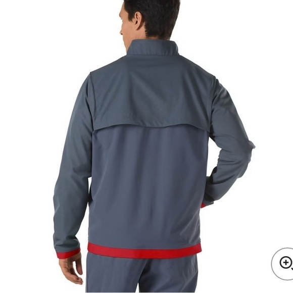 Speedo Male Tech Warm Up Jacket windbreaker men XXL/TTG gray outdoor hiking cozy - Picture 4 of 11